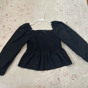 JCREW PEPLUM TOP